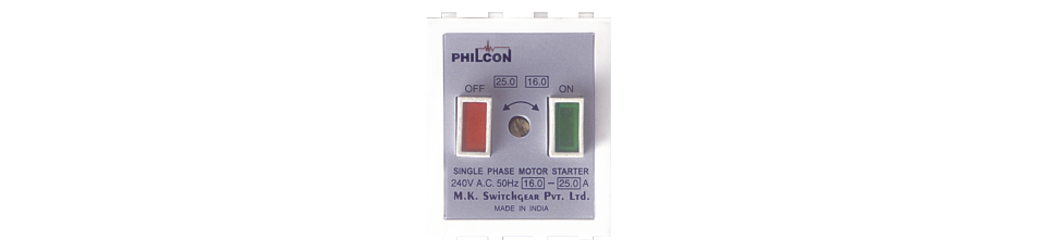 Philcon Exclusive Motor Starter & D.P. Switches